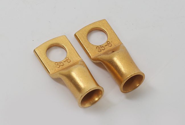 COPPER TUBE LUG BATTERY CABLE TERMINAL 4.4MM CABLE DIAMETER 6MM STUD SIZE HOLE 